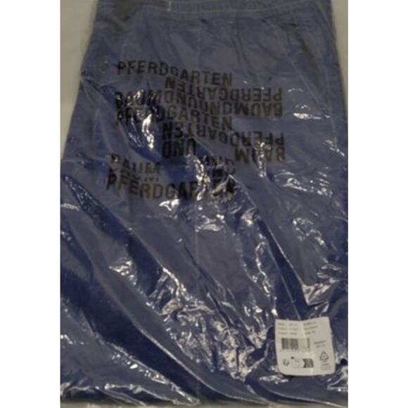 BAUM UND PFERDGARTEN Women Noiella Trousers Pants Blue Depths Wide Leg Jeans 42 - Picture 10 of 10